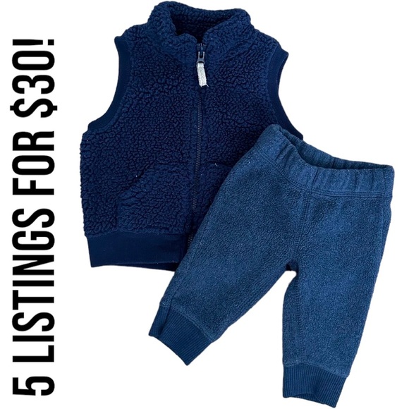 Carter’s 0-3 months Baby Boy matching outfit set - Picture 1 of 8